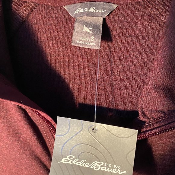 EDDIE BAUER ZIP UP HOODIE (SZ S) (BNWT) - Picture 3 of 6